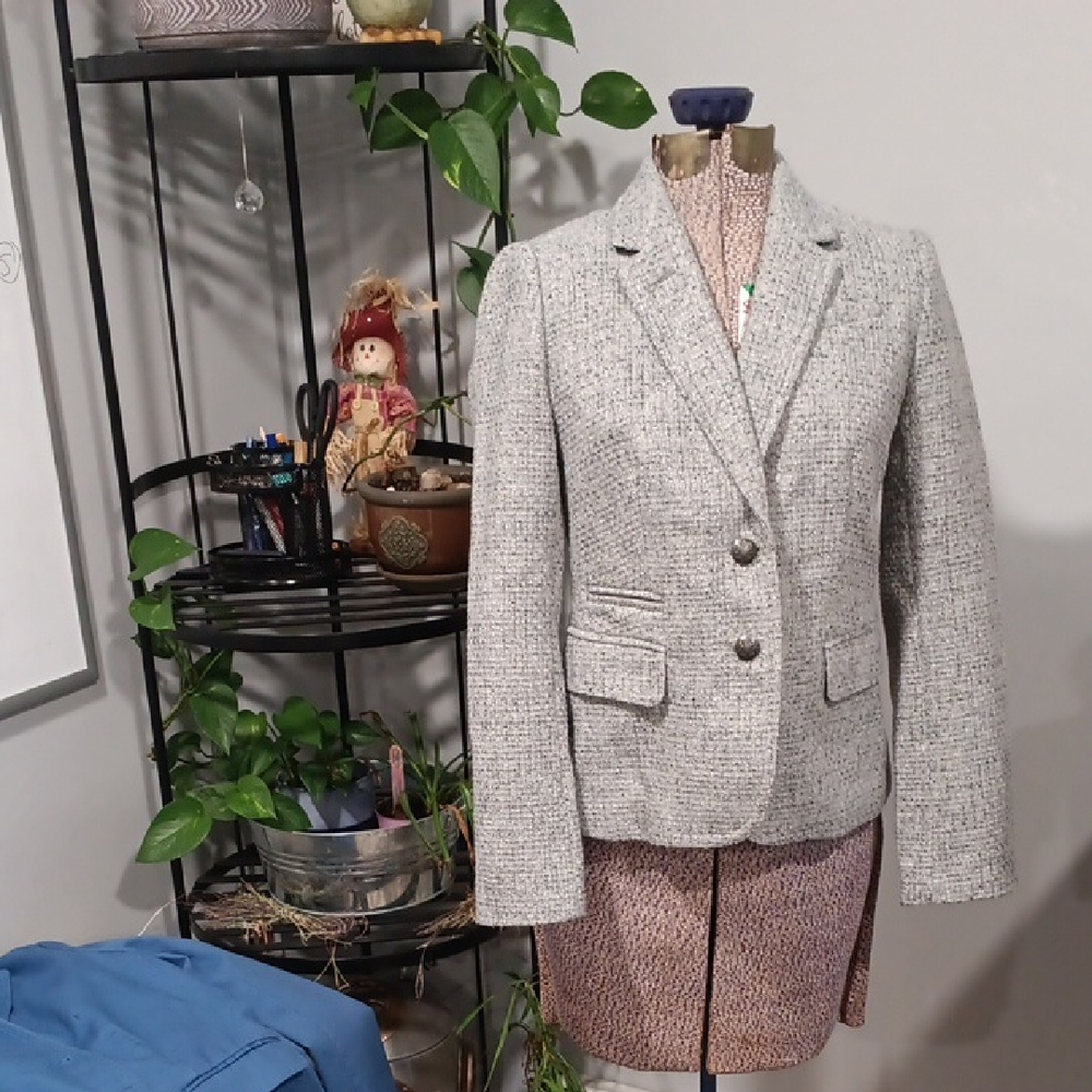 Banana Republic Light Gray Blazer